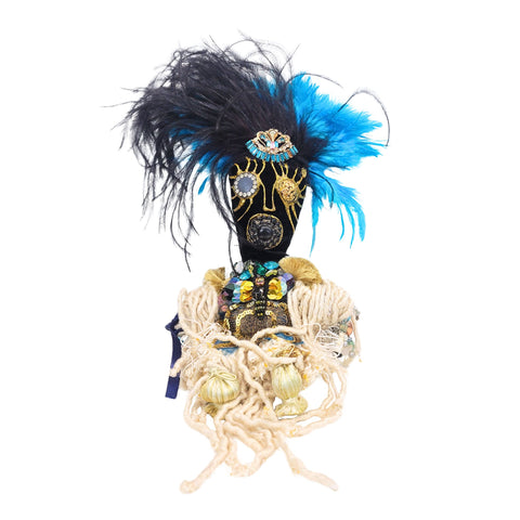 Mardi Gras White Feather Boa with Gold Foil – 318 Art Co.