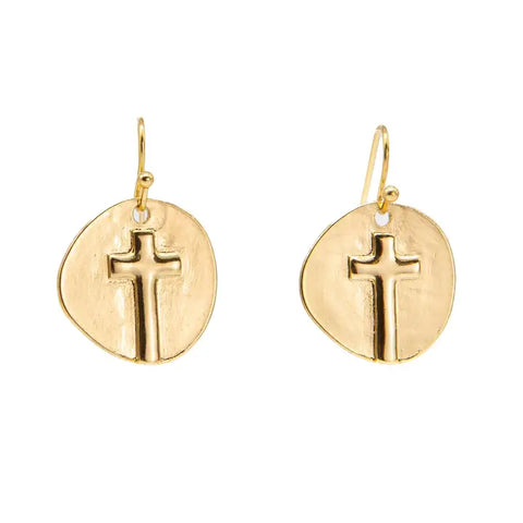 Ascension Cross Earrings