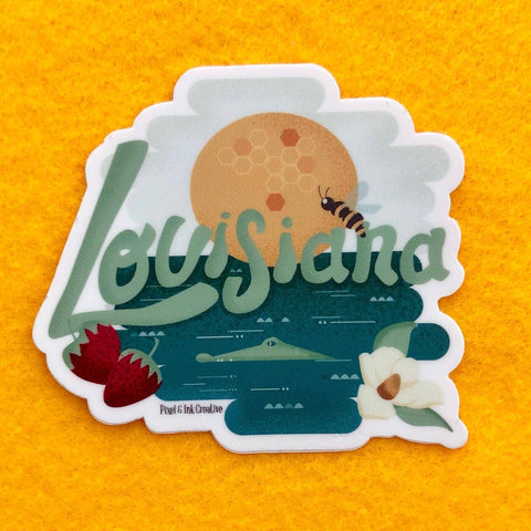 Louisiana Vinyl Keychains