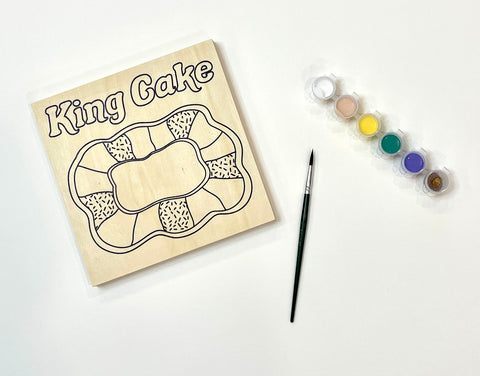 King Cake Painting Kit